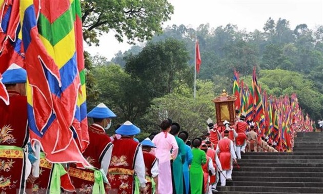 Das Fest zum Todestag der Hung-Könige stellt nationale kulturelle Werte dar
