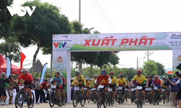 Beeindruckendes Vietnam-Mountainbike-Rennen in Van Ho in der Provinz Son La