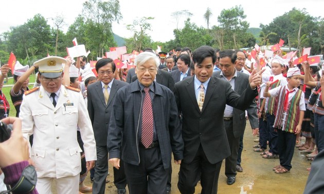 Der tiefe Eindruck der Menschen in Zentralvietnam von KPV-Generalsekretär Nguyen Phu Trong