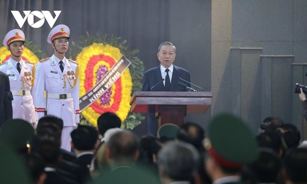 Gedenkzeremonie für KPV-Generalsekretär Nguyen Phu Trong
