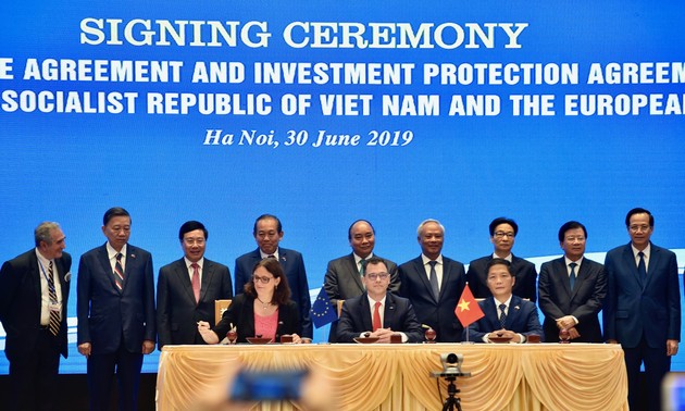 베트남 및 유럽연합 간의 자유무역협정 (EVFTA) 및  투자보호협정 (IPA) 체결 