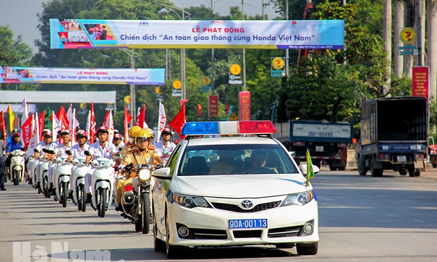 하남성, Honda Vietnam과 함께하는 교통안전 캠페인 개시