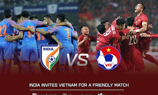 인도, 베트남에 친선축구경기 초청