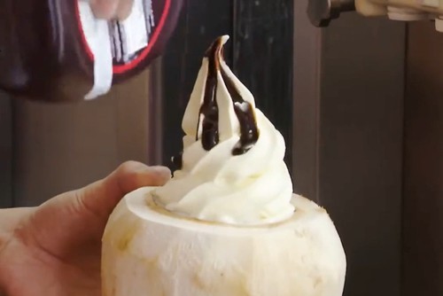 항탄 코코넛 아이스크림 맛집