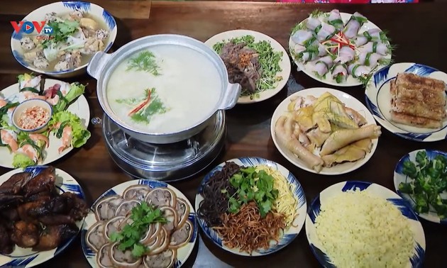 베트남 전통 설 요리, 삶은 생산 죽