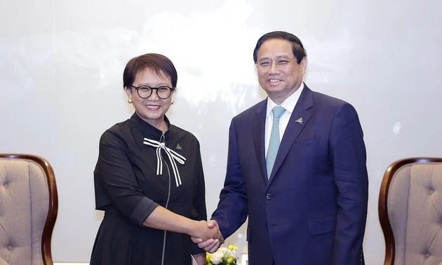 총리, 인도네시아 외교장관 접견