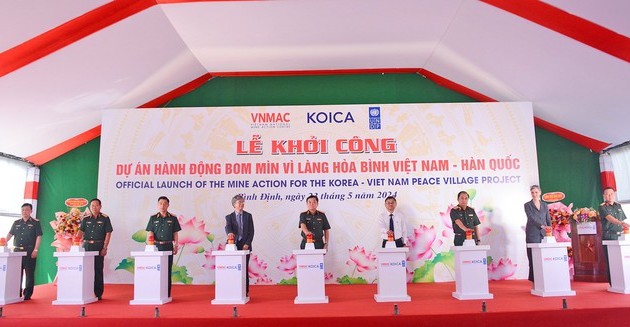 베트남 중부 3개 지방에서 ‘한-베트남 평화마을을 위한 지뢰 제거’ 프로젝트 기공