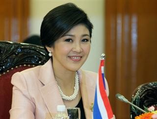 សាធារណៈមតិថៃវាយតំលៃខ្ពស់ចំពោះសមិទ្ទិរបស់នាយករដ្ឋមន្ត្រី Yingluck Shinawatra