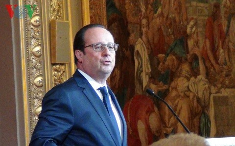 法国总统奥朗德对埃及进行正式访问