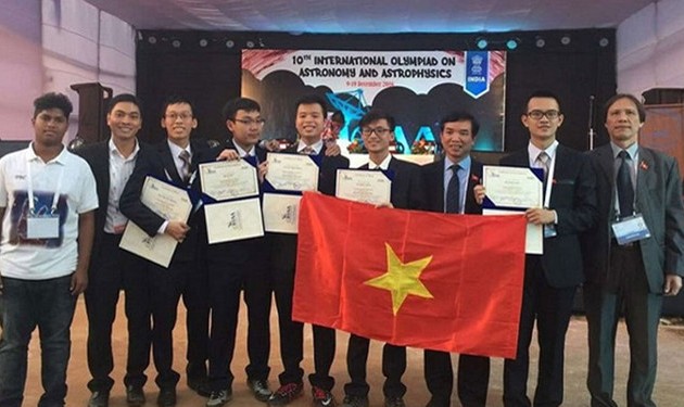 越南参加国际天文学及天体物理学竞赛并取得好成绩