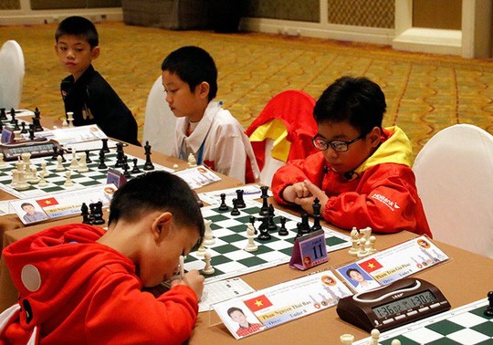 越南选手在2017世界少儿国象锦标赛上取得好成绩