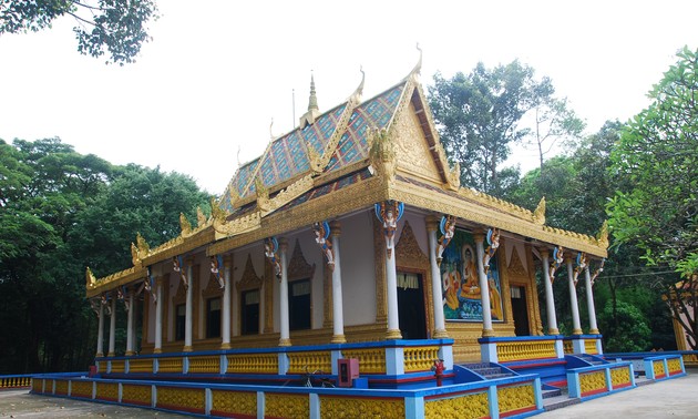 朔庄省的高棉族寺庙