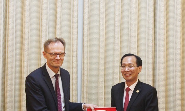 越南胡志明市加强与芬兰和埃及在多个领域的合作