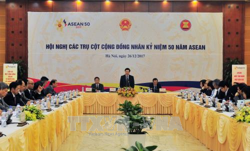 2017年 越南积极参加建设东盟共同体各个支柱