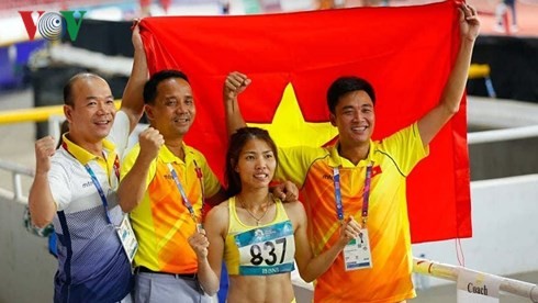 越南田径队在2018年亚运会上首次夺金