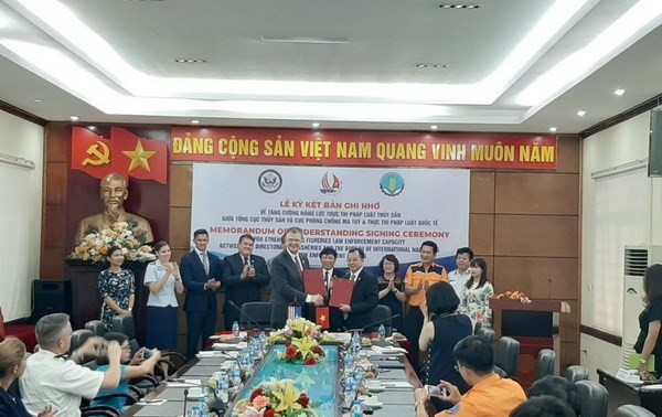 越南与美国签署加强渔业执法能力备忘录