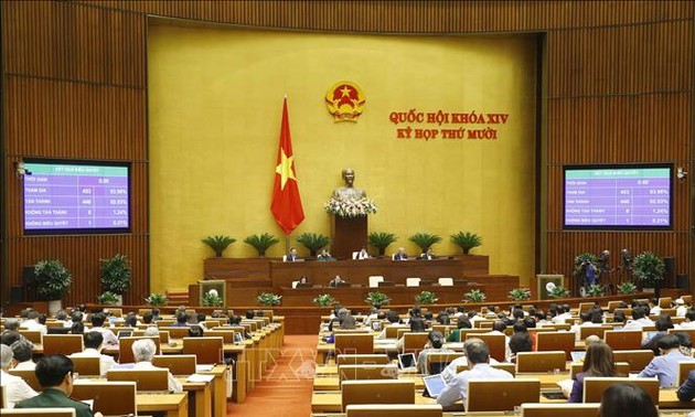越南国会通过多项法案和决议
