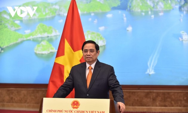 越南政府总理范明政在2021年全球服务贸易峰会上的讲话（全文）