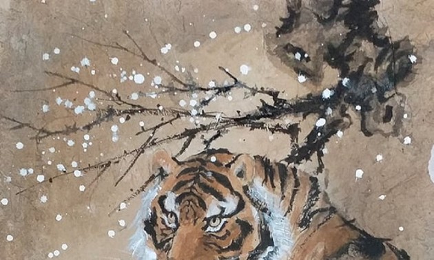 欣赏画家阮端宁笔下的虎