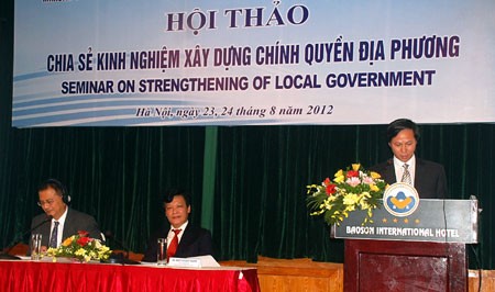 Vietnam, Japan share experience in local administration building