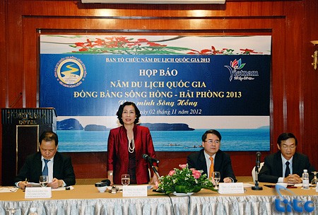 Press briefing : 2013 National Tourism Year featuring Red River Delta-HaiPhong