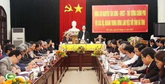 Prime Minister Nguyen Tan Dung pays working visit to Ha Tinh