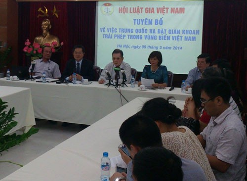 The Vietnam Lawyers' Association opposes China’s installation of oil rig in Vietnam’s waters