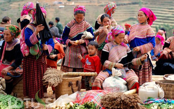 Bac Ha market in the early days of the lunar New Year