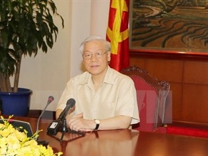 Domestic and world media cover Party leader Nguyen Phu Trong’s visit to the US