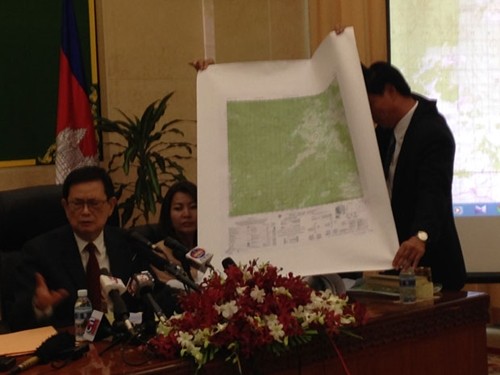 Cambodian’s map used in border demarcation with Vietnam consistent with UN map