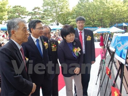 Exhibition on China’s illegal land reclamation opens in the RoK