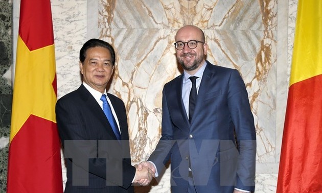 Vietnamese, Belgian PMs agree on initiatives for stronger ties