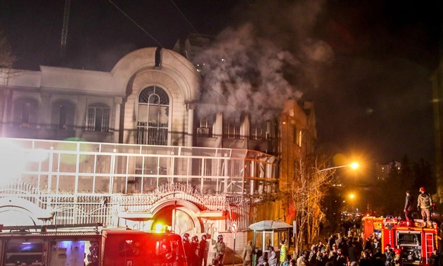 UN condemns attacks on Saudi Arabian Embassy in Iran
