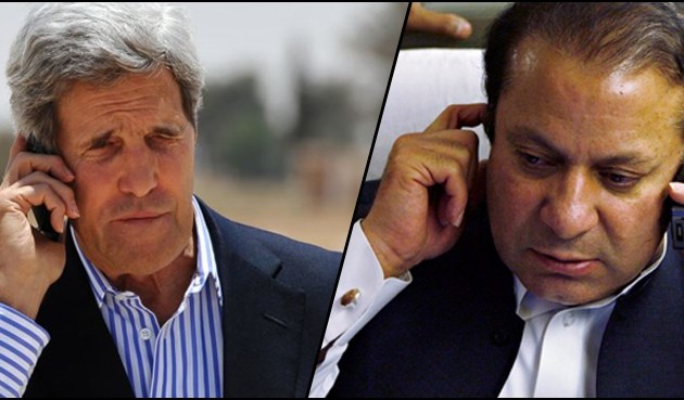 India-Pakistan negotiations should continue: John Kerry tells PM Nawaz over phone 