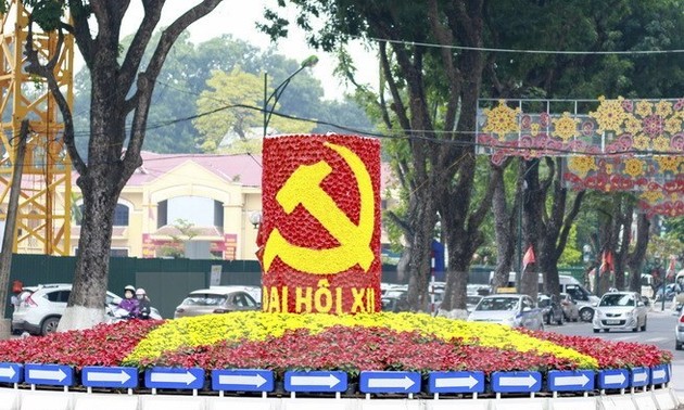 Various activities underway in Hanoi to welcome 12th Party Congress