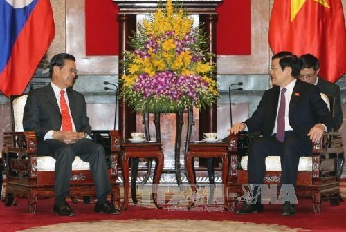President Truong Tan Sang receives Lao Deputy Prime Minister
