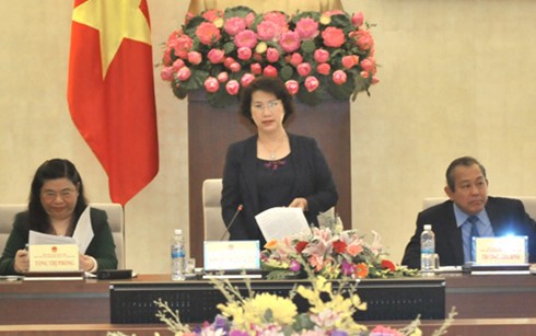 National Assembly Chairwoman inspects electoral preparations in Hai Duong