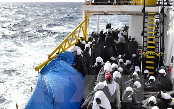Nearly 10,000 migrants rescued in the Mediterranean sea