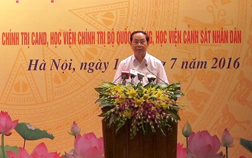 President Tran Dai Quang attends security symposium 