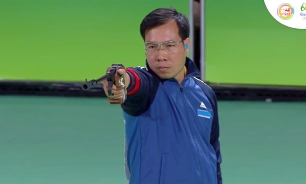 Vinh grabs silver at men’s 50m pistol in Rio