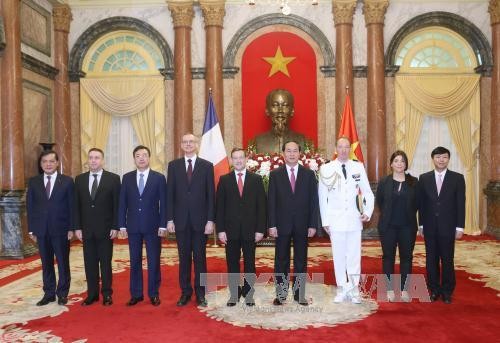 President Tran Dai Quang receives new Ambassadors
