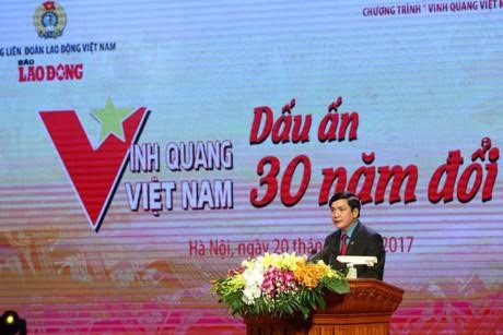 30 individuals and organizations honored in Vietnam Glory program