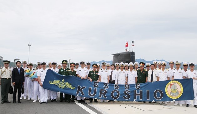 Japanese submarine visits Cam Ranh international port