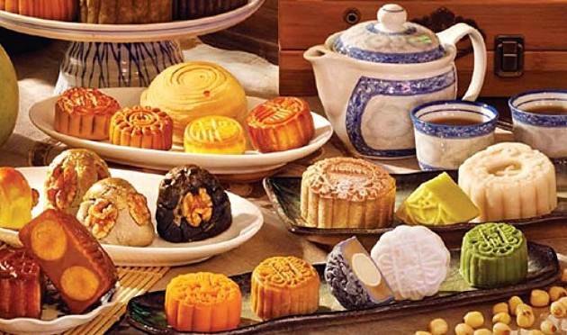 Mid Autumn cakes of Asian countries