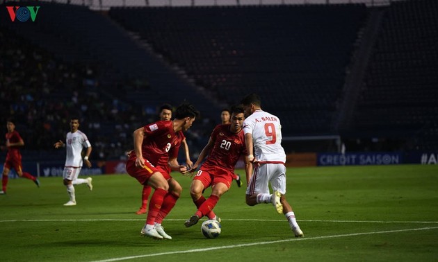 0 - 0 draw between Vietnam - the UAE at 2020 AFC U23 Championship