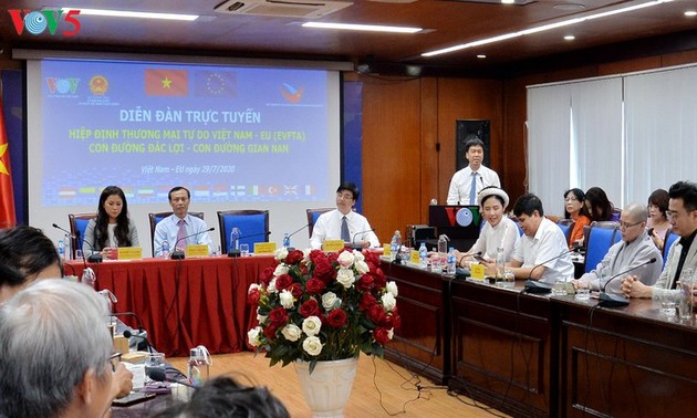 Vietnamese businesses discuss how to capitalize on EVFTA: VOV online forum