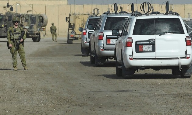 International alliance forces withdraw from military bases in Iraq