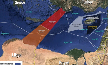 Mediterranean: complicated multilateral competition