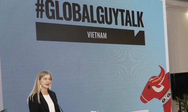 'GlobalGuyTalk' encourages men to talk about things they rarely talk about 