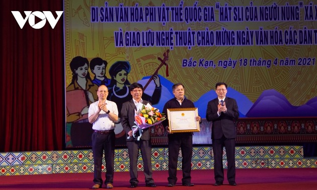 Nung ethnic Sli singing recognized as  national intangible cultural heritage